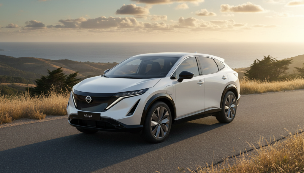 Nissan Ariya Engage e-4ORCE delivers intelligent mobility with advanced driver-assistance features and confident all-wheel-drive performance at a fair price.