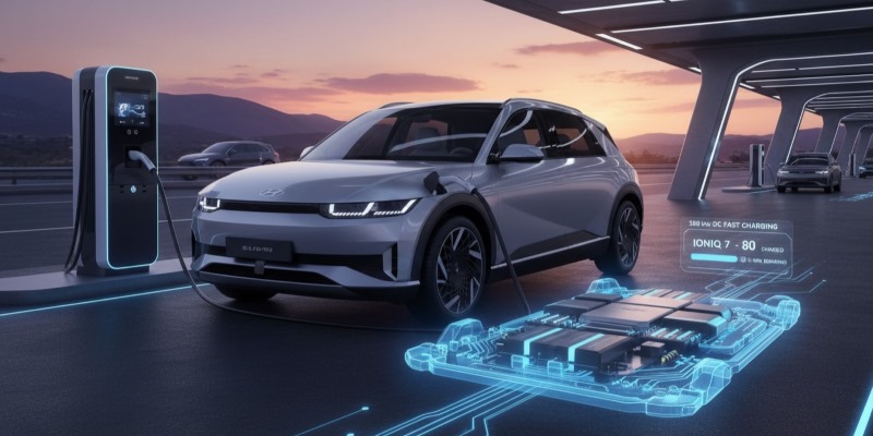 Built on Hyundai’s E-GMP platform, the Ioniq 7 supports ultra-fast 350 kW charging for family-friendly road trips.