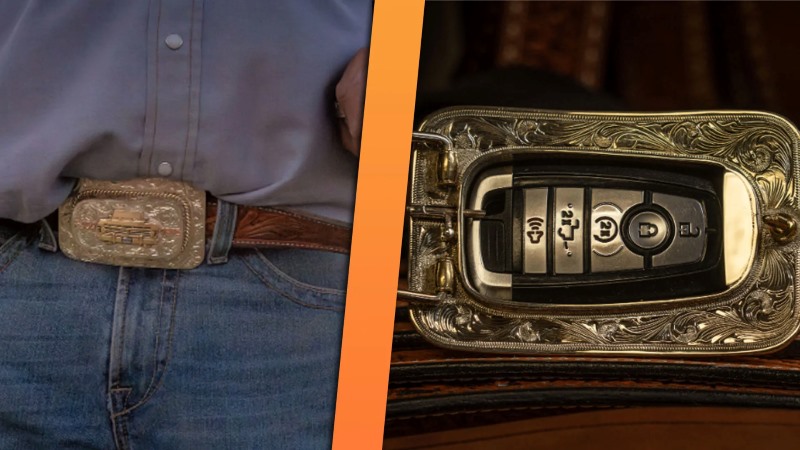 Ford Introduces the Belt Truckle: A Western-Inspired Key Fob Holder for F-150 Owners