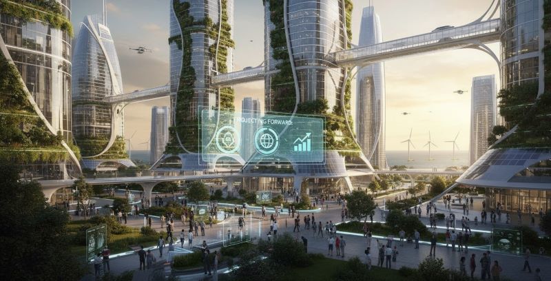 Future projections show autonomous driving evolving gradually beyond assisted driving toward higher levels of automation.