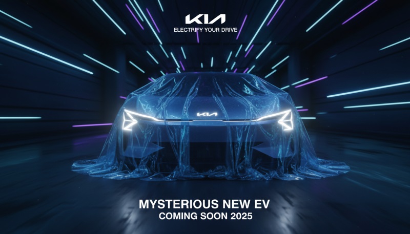 Kia teases a possible electric successor to the Stinger with a sleek fastback silhouette.