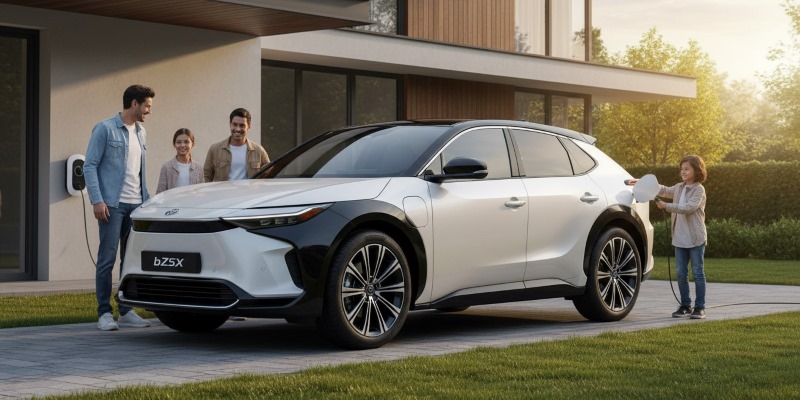 Toyota bZ5X expands the brand’s EV presence into the family SUV segment.