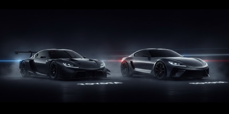 Toyota previewed upcoming performance models, including a GT3 race car and a road-legal GR variant.