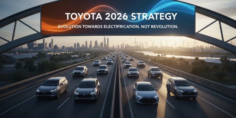 Toyota’s 2026 strategy reflects evolution toward electrification, not sudden revolution.