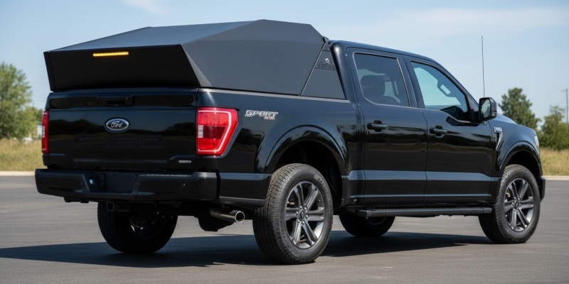 Window-free panels and OEM lock integration make the Matrix topper a secure and practical upgrade for daily truck use.